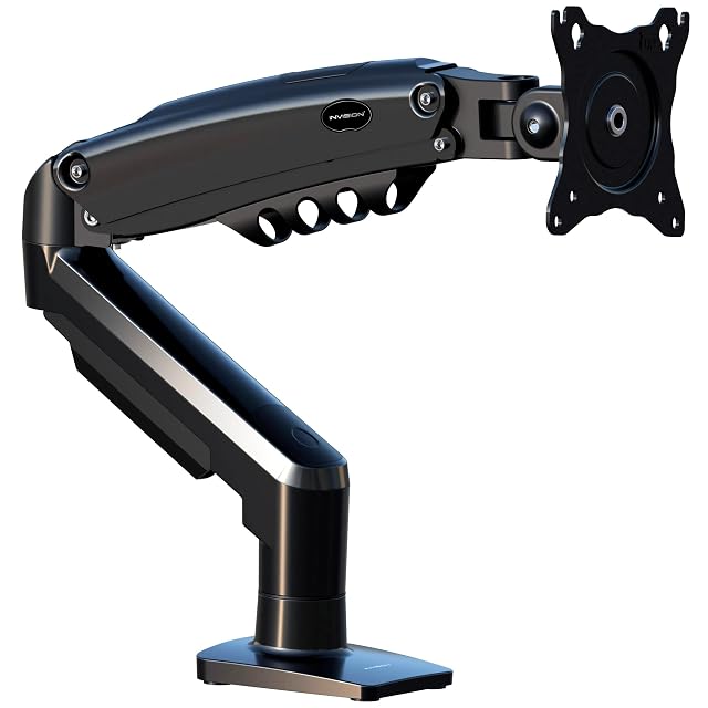 Invision MX200 Monitorarm an einem Tisch montiert