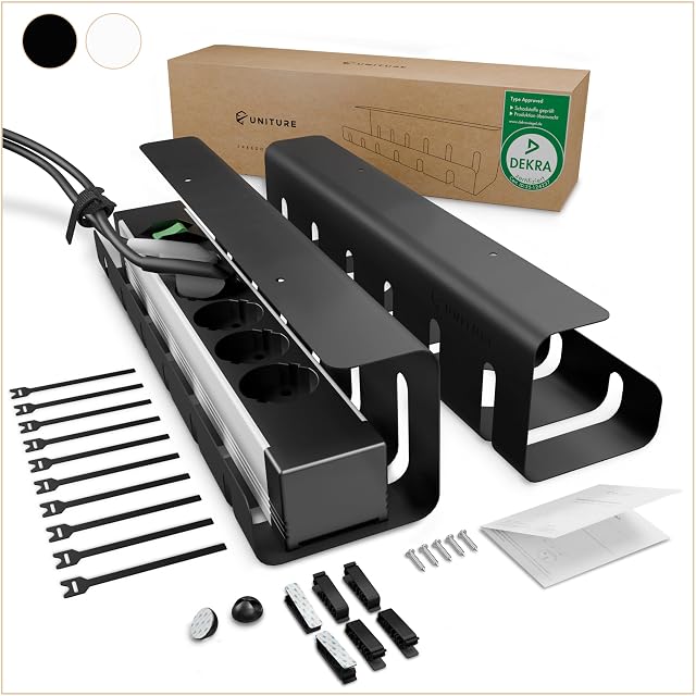 UNITURE DEKRA-zertifiziertes Kabelrinnen-Set aus Stahl