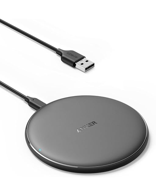Anker PowerWave kabelloses Ladepad auf einem Tisch